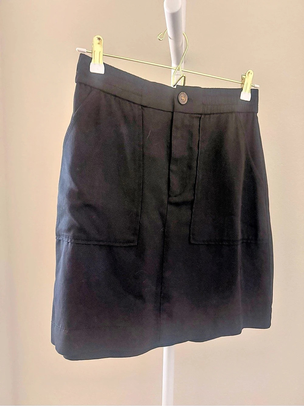 Loft Utility Pocket Mini Skirt Black Size XS